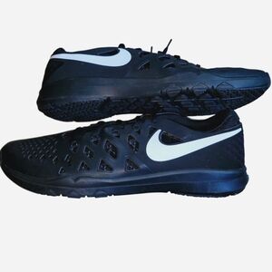 Nike Black Athletic Sneakers with White Swoosh